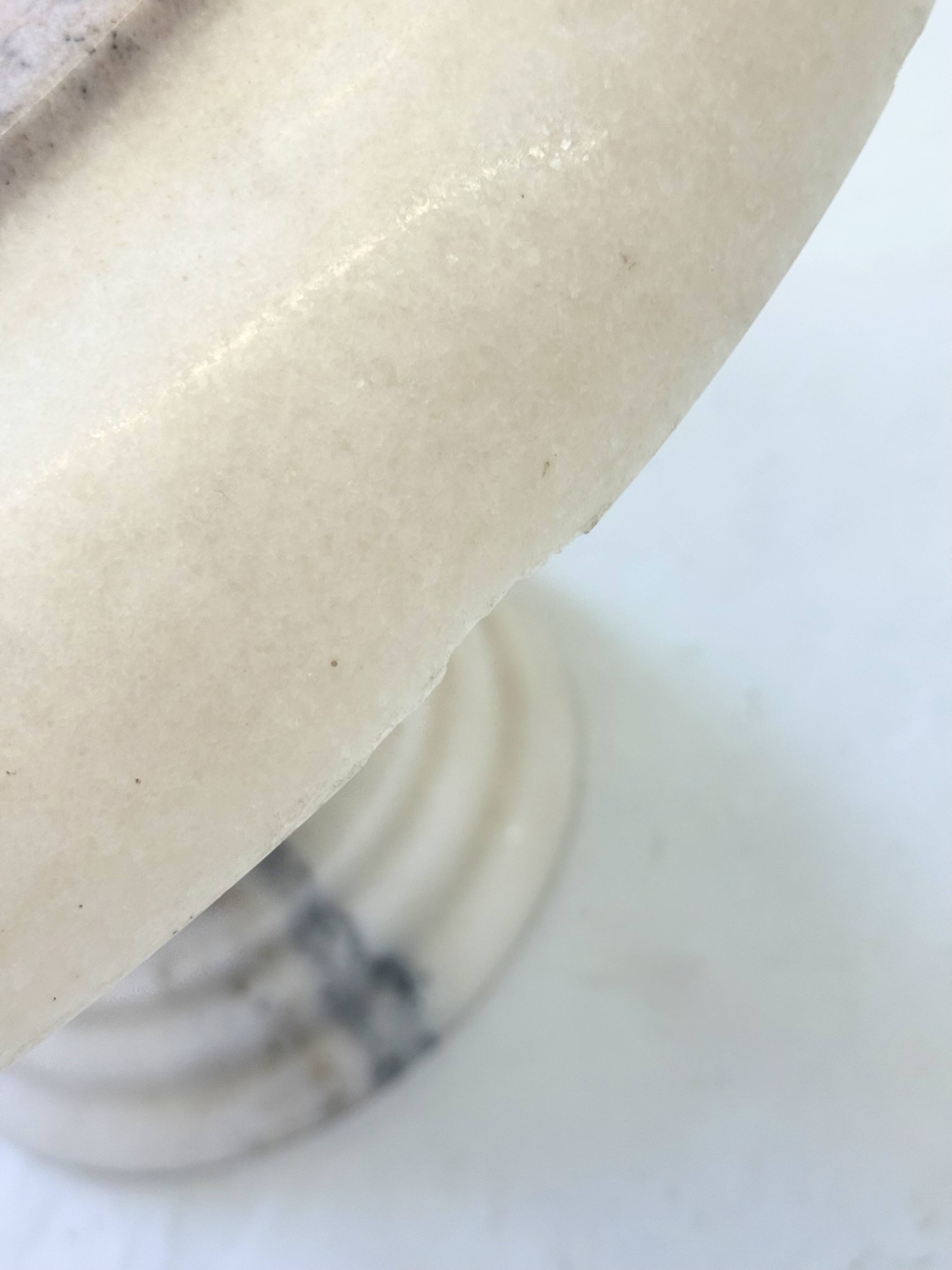 Grand bol vintage en marbre massif