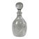 Carafe ancienne en verre sculpté
