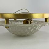 Plafonnier verre espace design lampe Fischer Leuchten