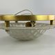 70s Fischer Leuchten ceiling lamp glass space design lamp 70s