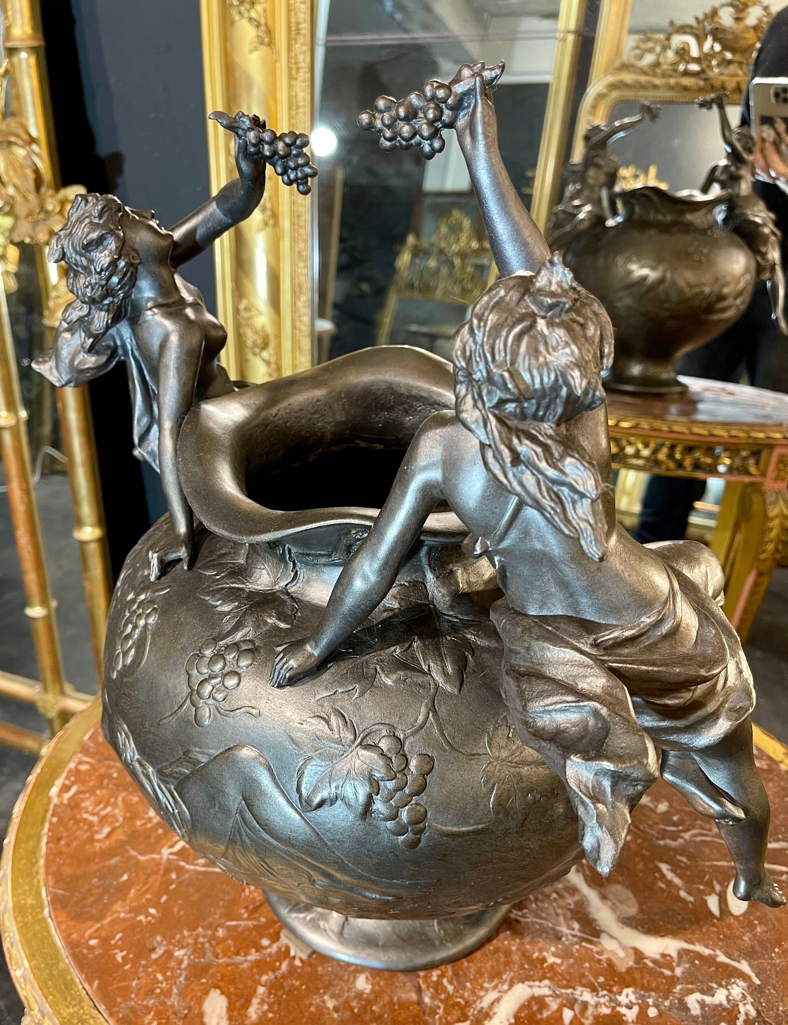 Art Nouveau period vase signed Charles POerron