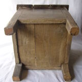 Ancient salt chest stool