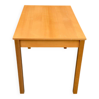 Scandinavian office or kitchen table in ash veneer 120x75cm