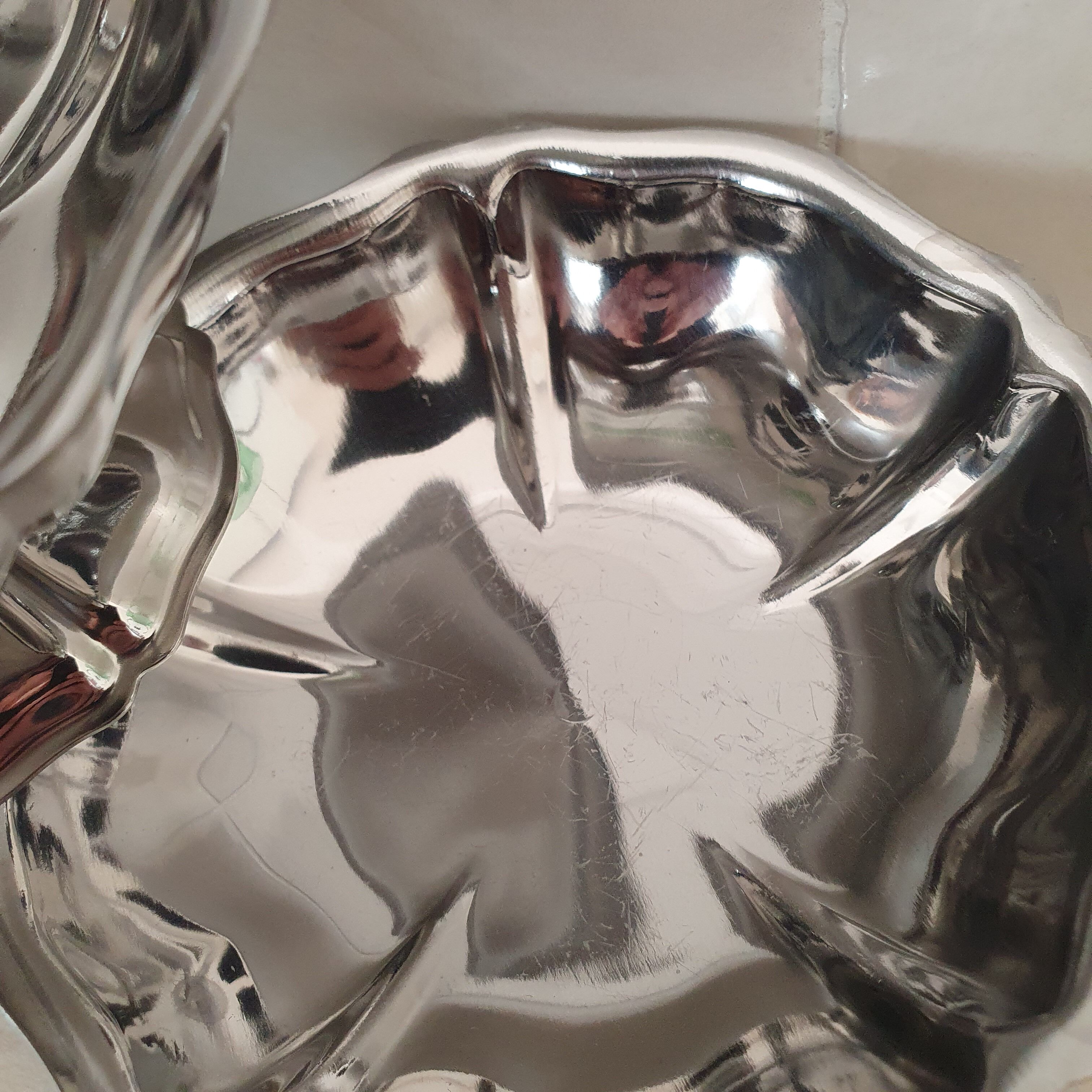 6 dessert bowls by Guy Degrenne in 18/10 stainless steel