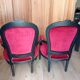 Pair of Louis XV style cabriolet armchairs