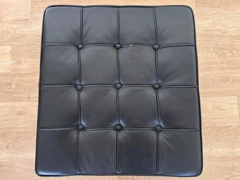 Barcelona Footstool / Stool by Ludwig Mies van der Rohe, 2000s
