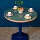 Round bistro table with tulip base in Art Deco style from the 1990s.