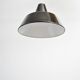 Black enamel ceiling lamp by Louis Poulsen, 1950s