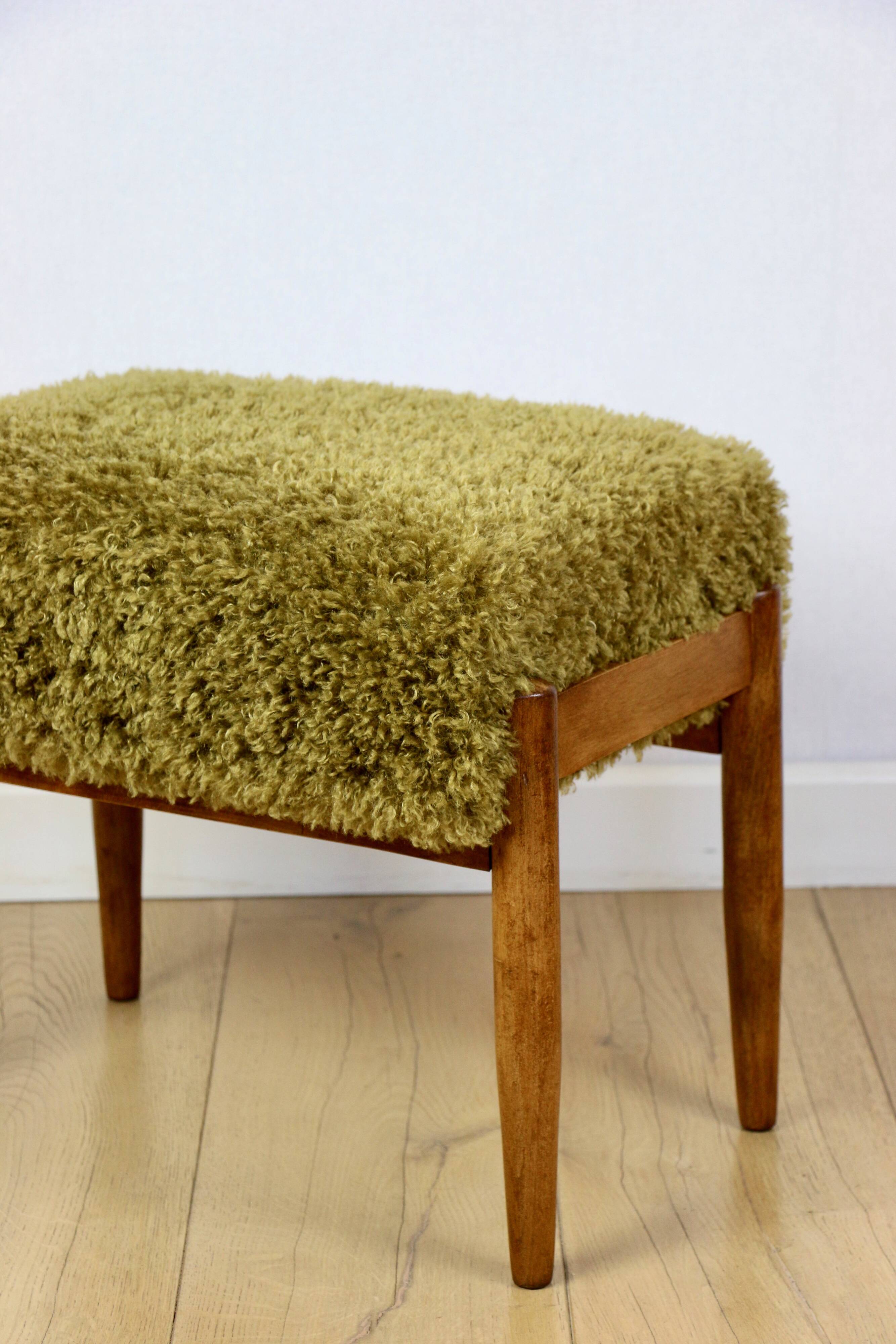 Edmund Homa stool high seat hair Khaki / Olive
