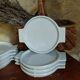 Flat and dessert plates - Kristian Gavoill for Apilco