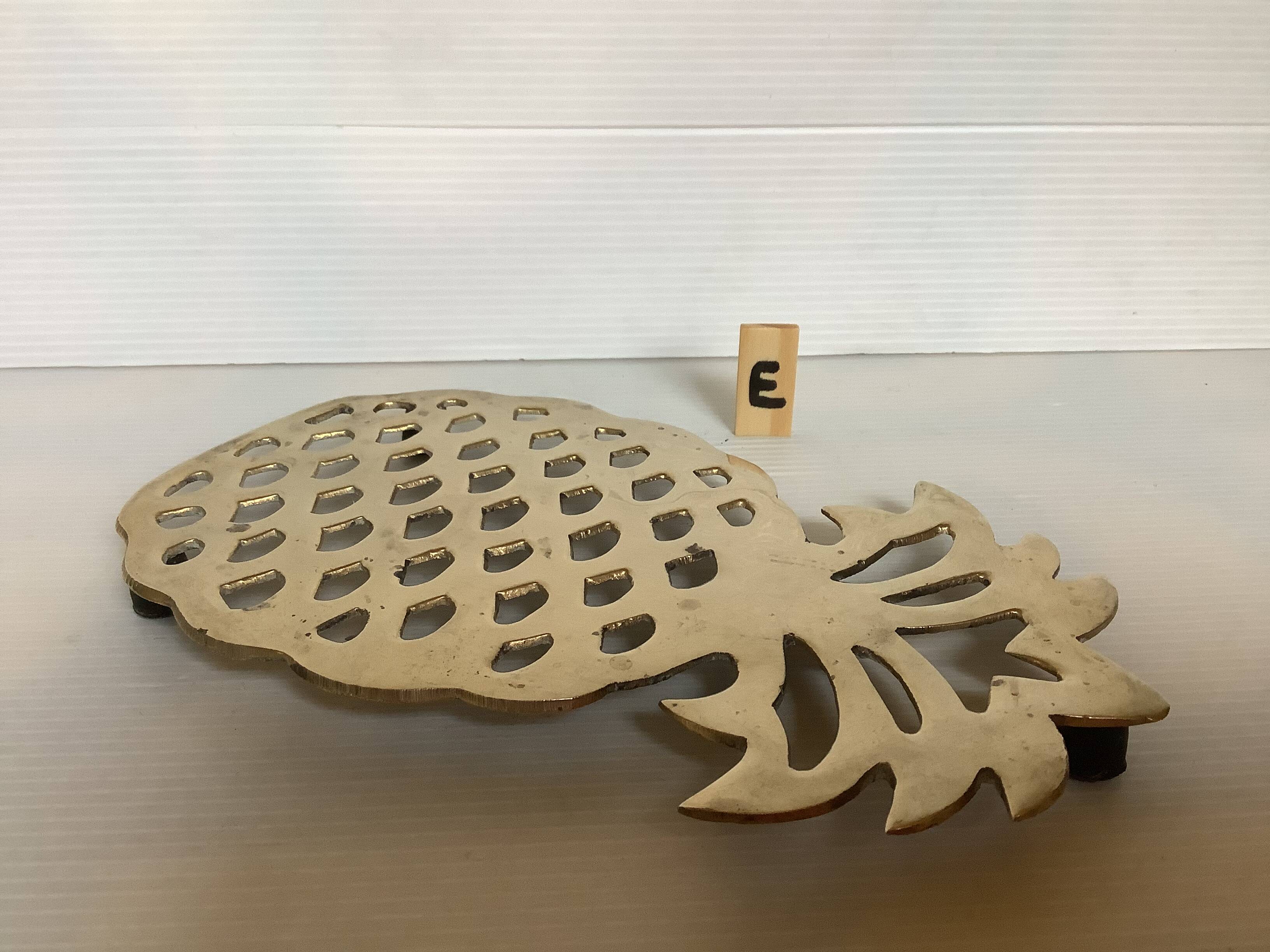 Brass pineapple trivet