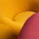 Set of 3 Space Age armchairs in the style of Pierre Paulin.