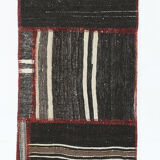 2x8 brown & beige vintage runner rug 66x248cm