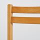André Sornay, set of six beechwood chairs, France 1960