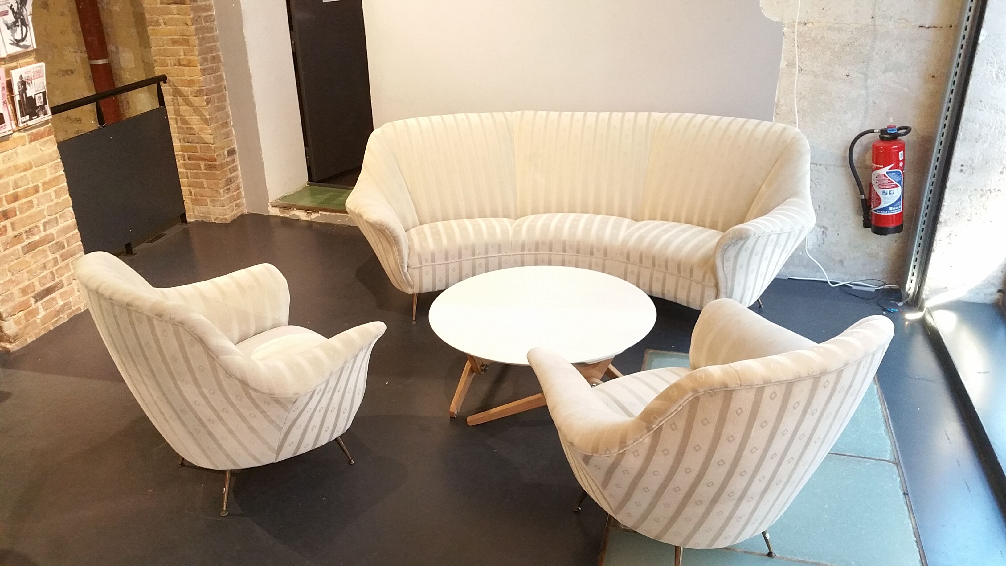 Sofa Design Arc of "Ico Parisi" of 50-60 years