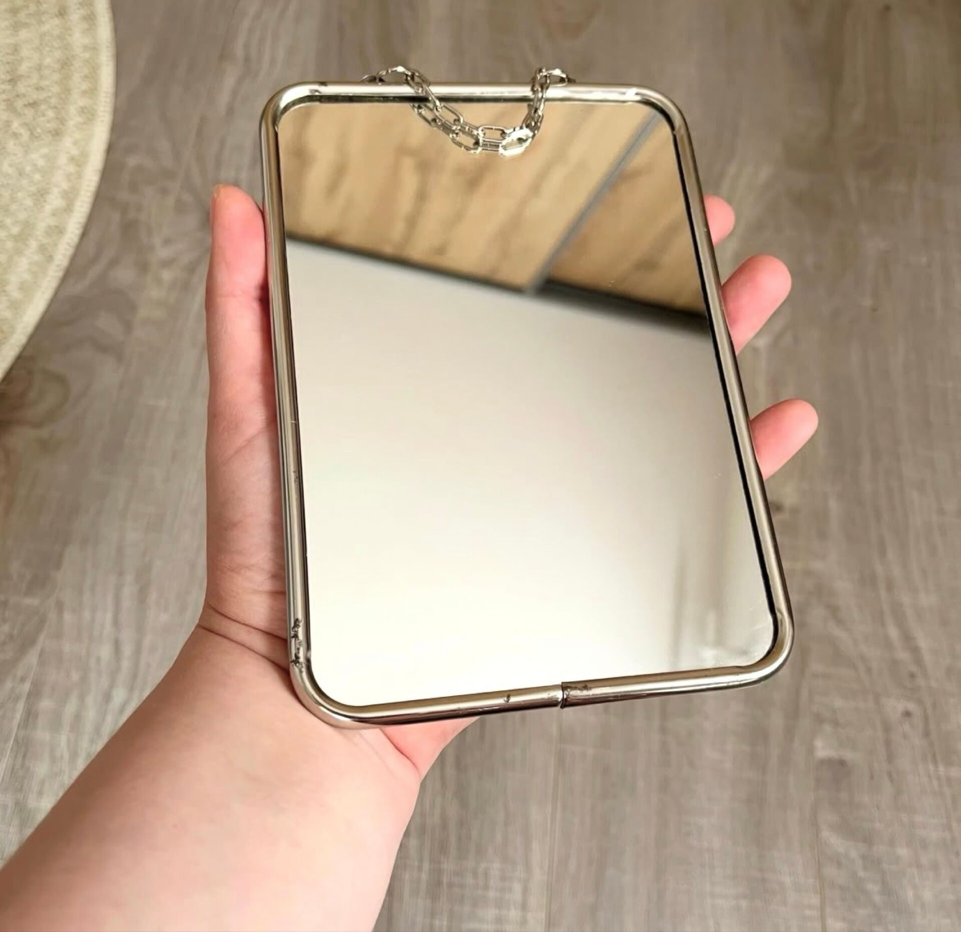 Vintage barber mirror