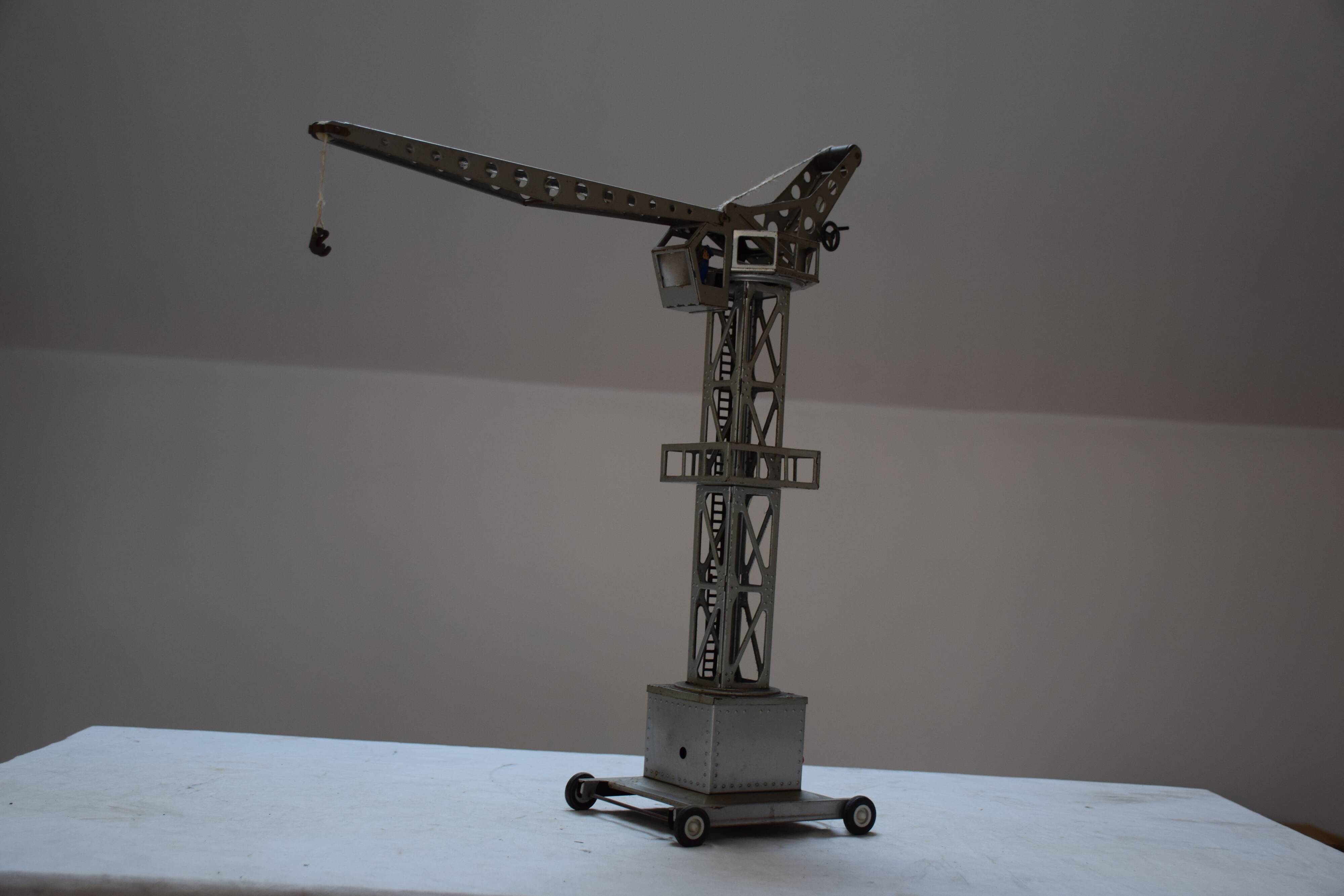 Joustra iron crane, old child toy