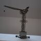 Joustra iron crane, old child toy