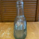 Bouteille Ancienne Verre Bullé + Bouchon Liège Vintage #E349