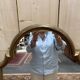 Miroir entre 2 en bois doré