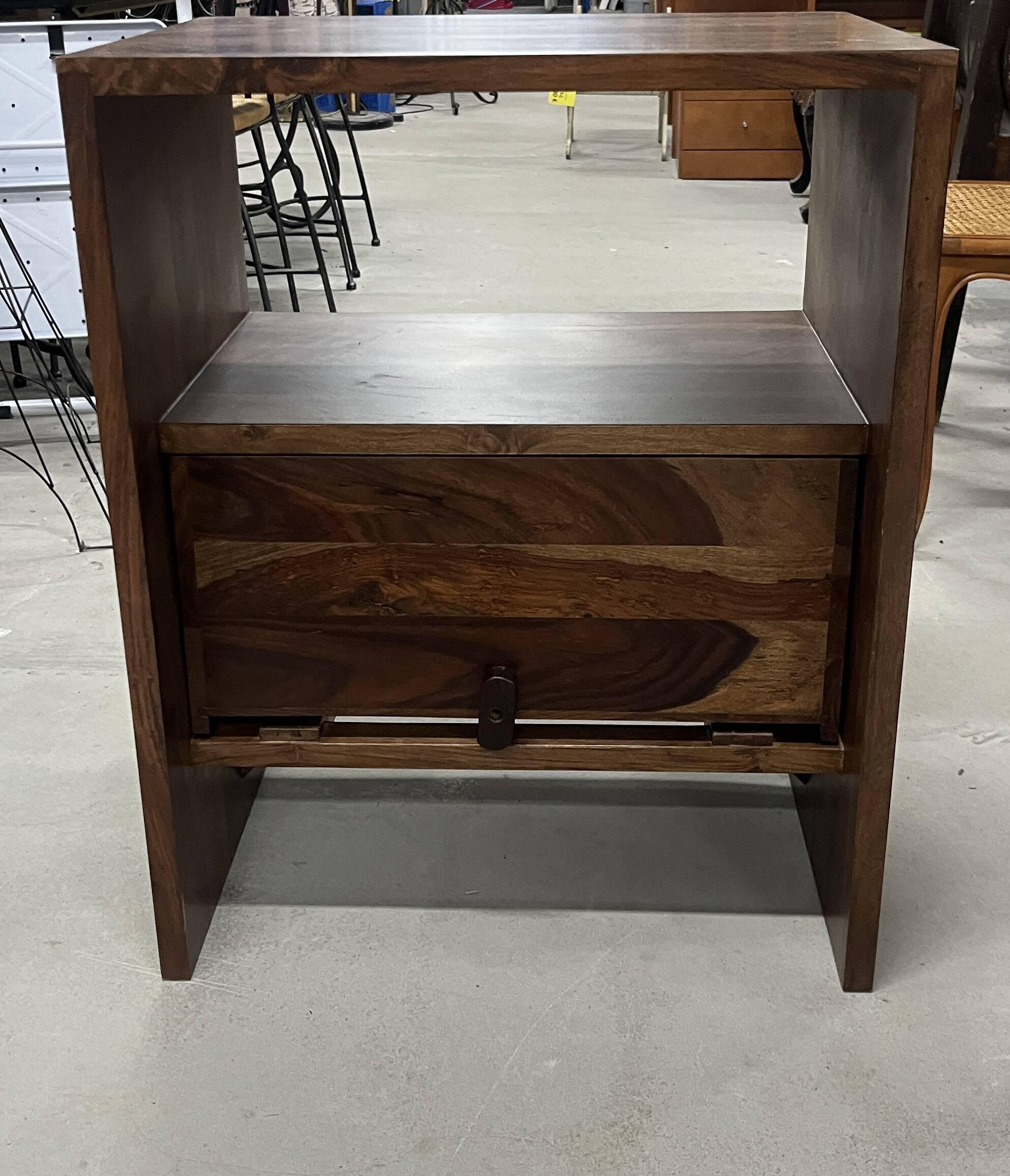 Rosewood vanity unit with one drawer