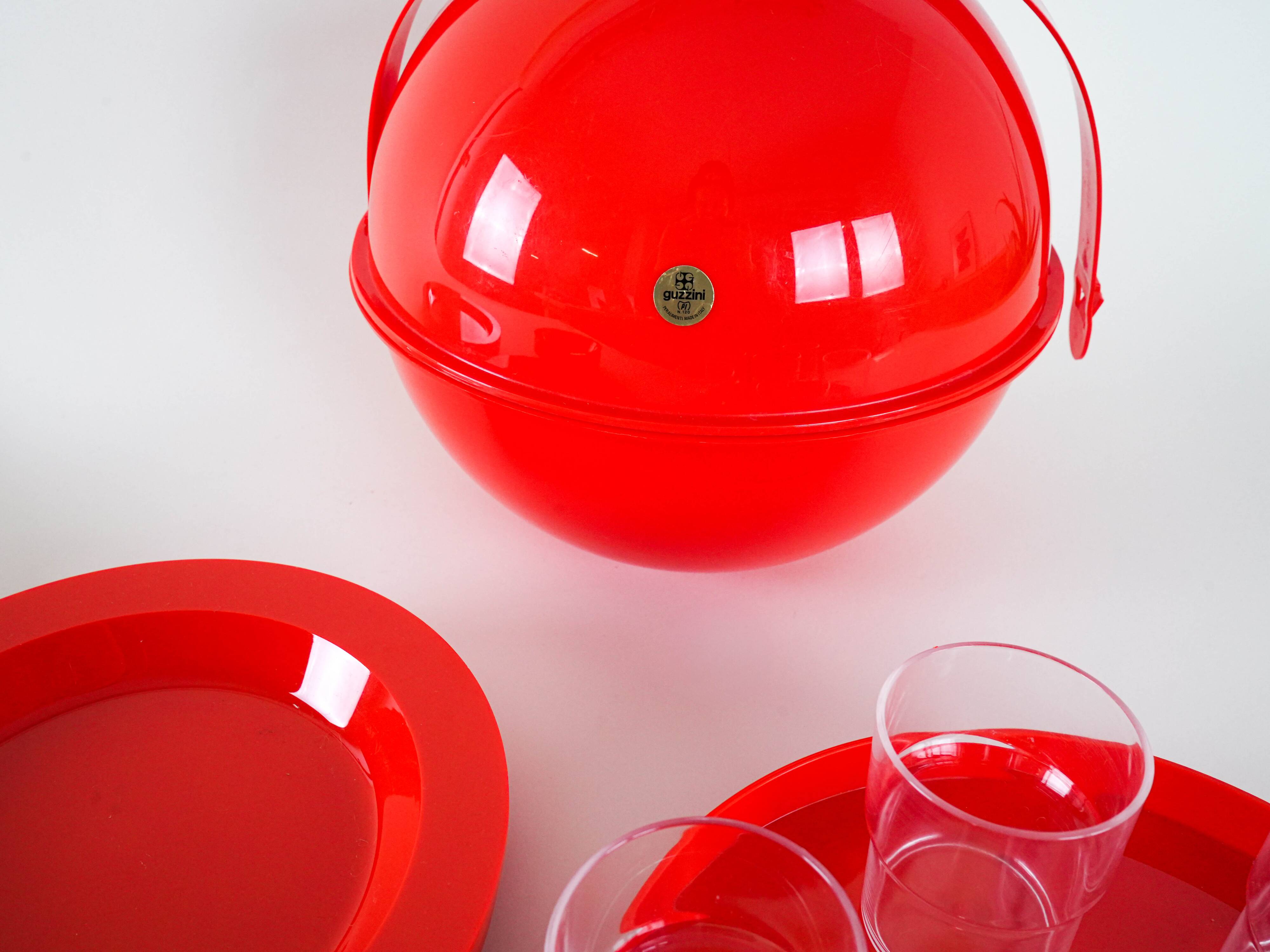 Picnic set, Italian design, 1970s, manufactured by Fratelli Guzzini