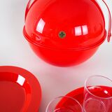 Picnic set, Italian design, 1970s, manufactured by Fratelli Guzzini