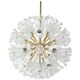 Brass chandelier with pendants Starburst by Emil Stejnar, Austria, 1960s