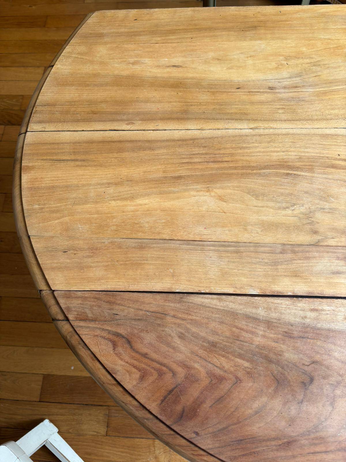 Antique round wooden table