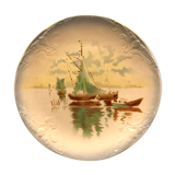 Faience St Amand dabbling plate