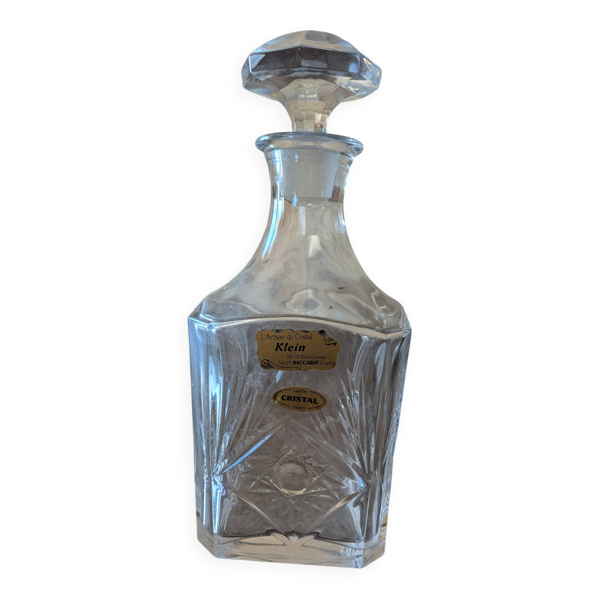 Small crystal carafe