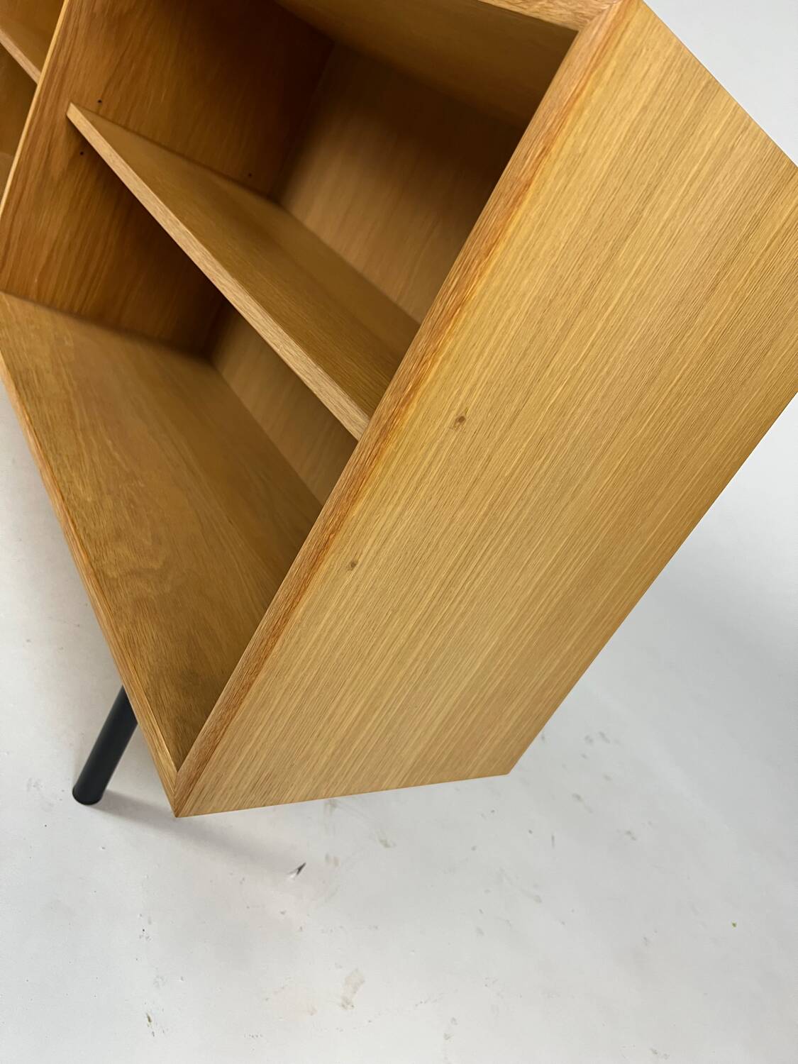 Vintage shelf sideboard lowboard bookcase WK oak mid-century