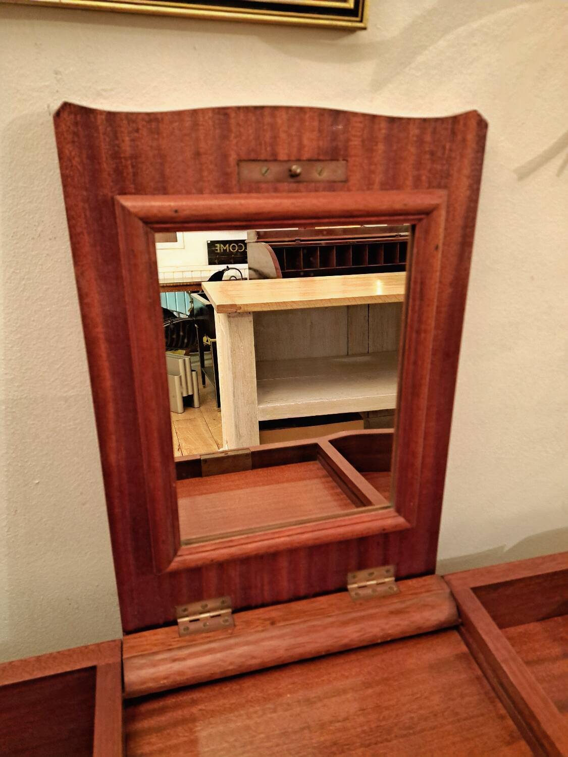 Louis XV style dressing table in marquetry