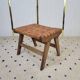Moroccan wooden stool handmade,