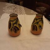 2 vases céramique Vallauris signees Tess