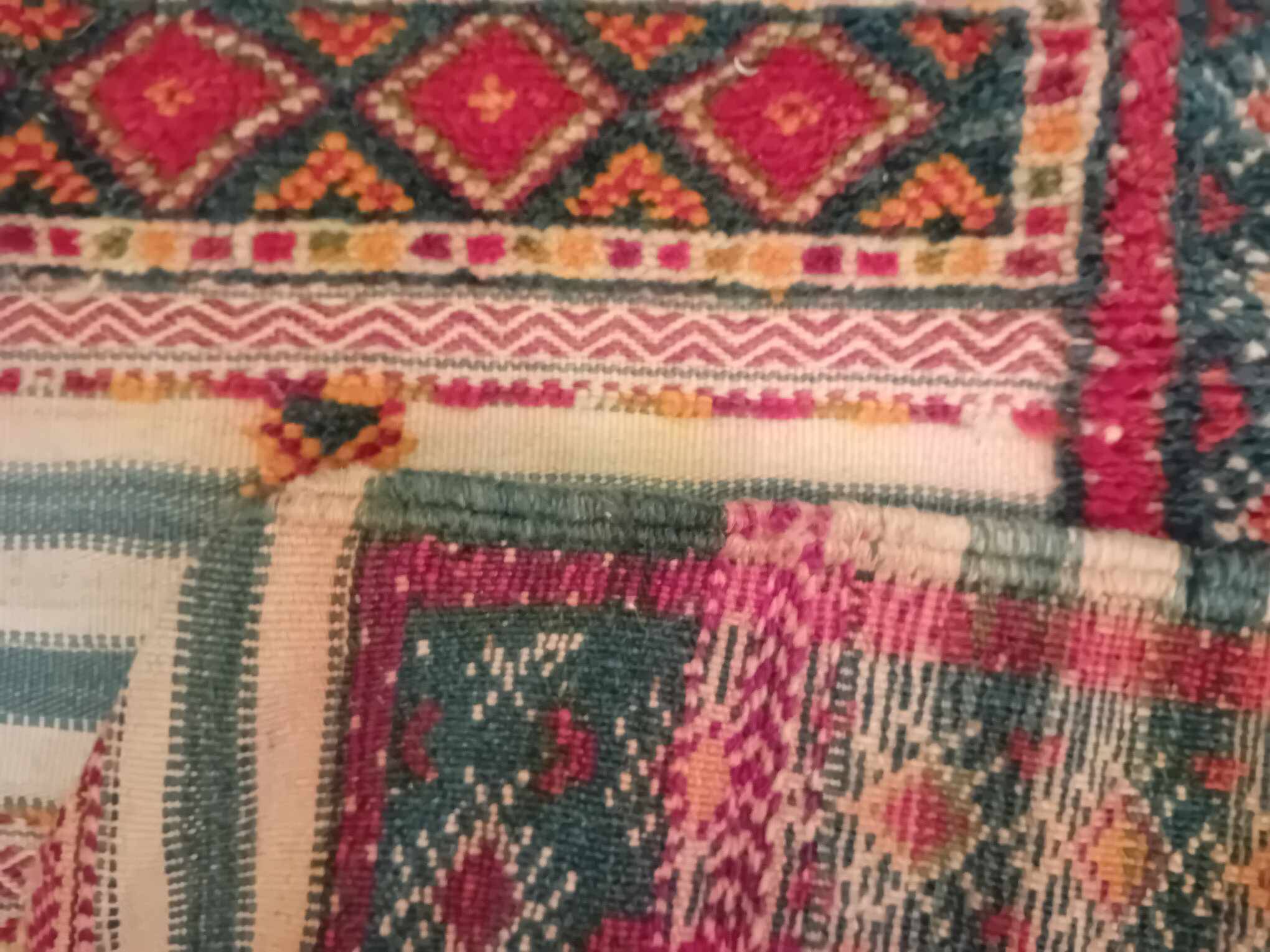 Handmade Taznakht Berber Kilim Rug 237x144cm
