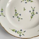 Assiette en Porcelaine du Comte d'Artois | Barbeaux | Fin du XVIIIe Siècle