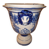 Cache pot intérieur faïence de nevers signé f. albus