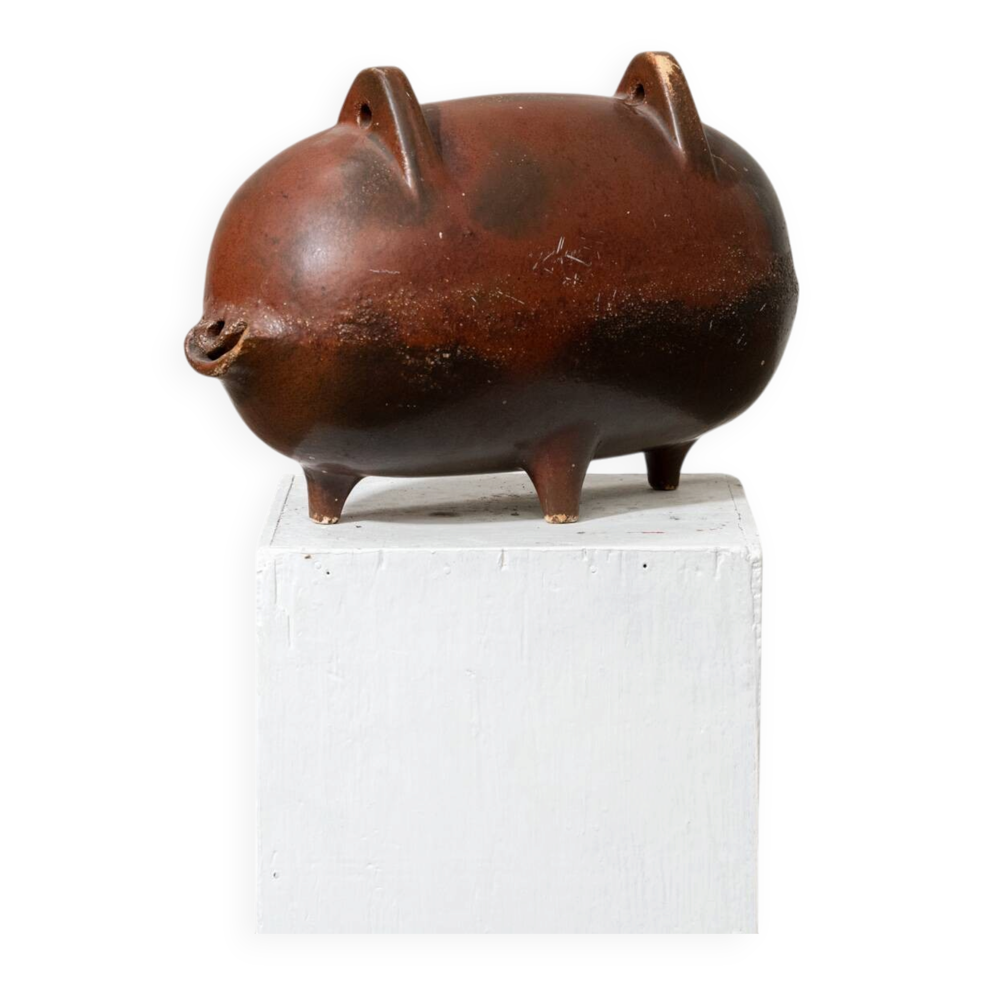 Céramique cochon vintage, années 1960