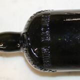 Old smoked glass bottle