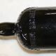 Old smoked glass bottle