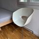Chaise design italienne sintesi eye spider - blanc / chrome