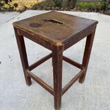 Workshop stool with solid wood handle 46cm