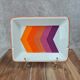 Pocket tray / ashtray Gien "arrows" vintage 70s
