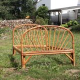 Rattan bed