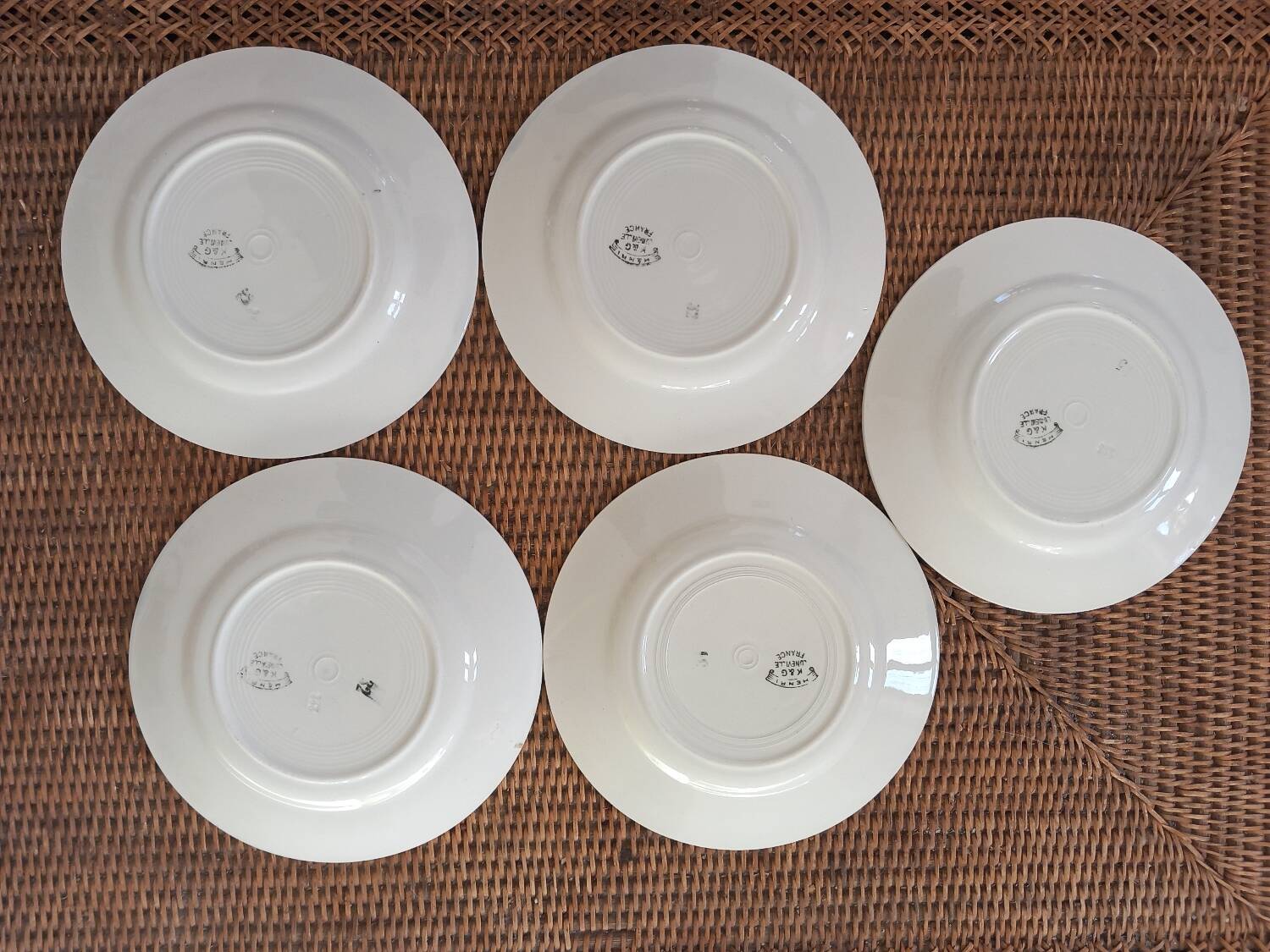 Luneville dessert plates