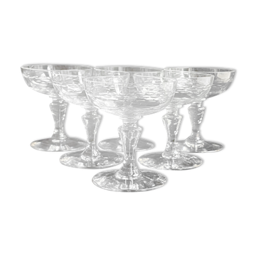 Champagne or cherry glasses - Art Nouveau