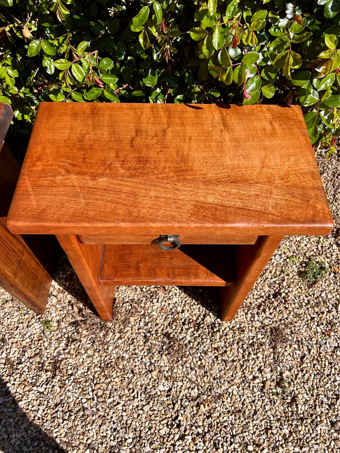 Brutalist bedside tables