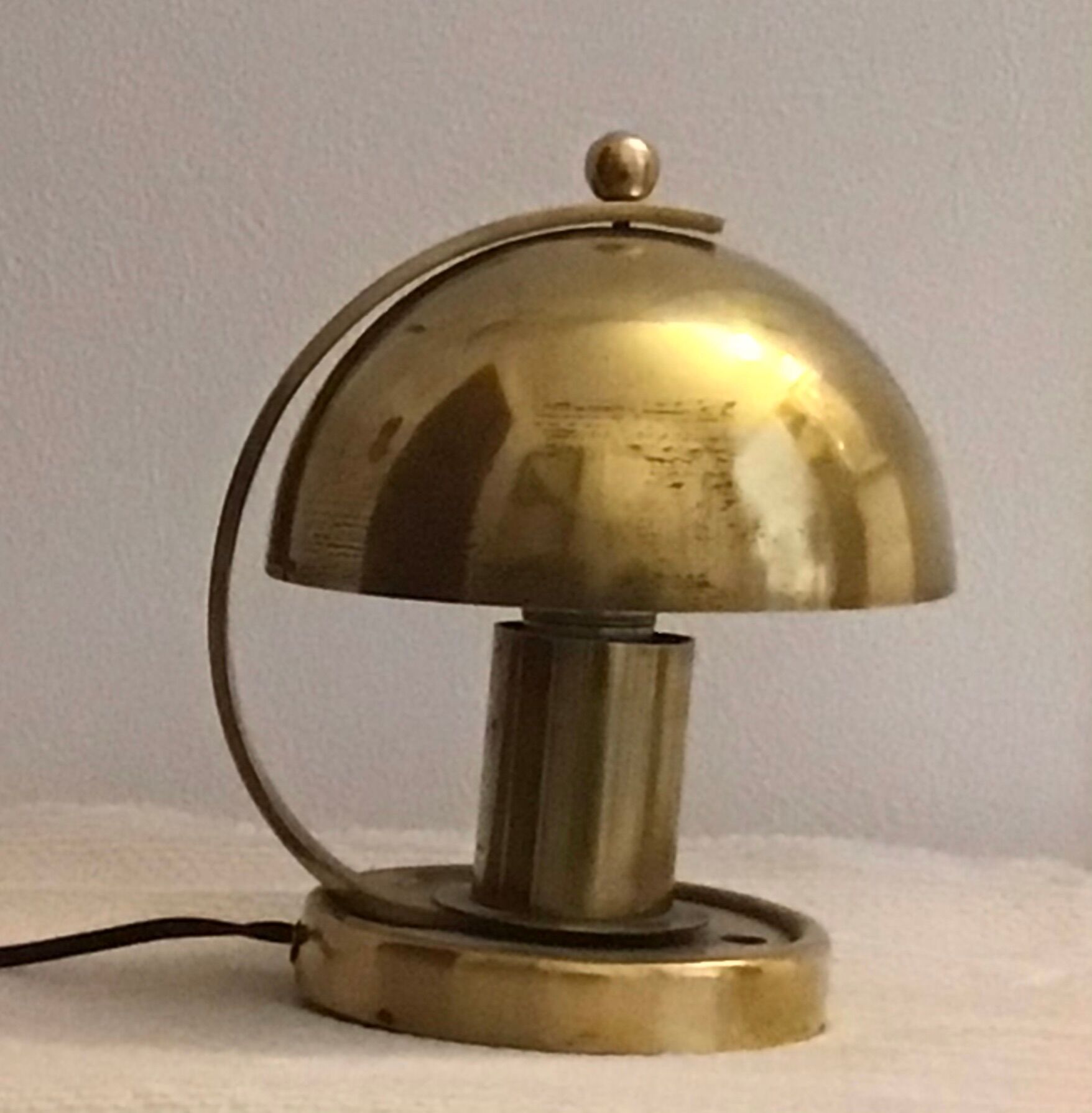 Art deco modernist mushroom lamp