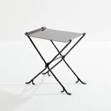 Garouste & Bonetti table d’appoint Isis fer forgé martelé signée 1987